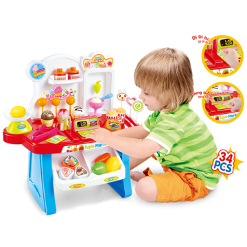 Plástico mini supermercado jogar brinquedo com En71 (h6977050)